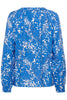 Tia Boho Blouse  - Blue Toile