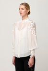Sevilla Lace Detail Shirt - Blanca