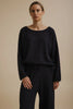 Retreat Twist Pullover - Deep Ocean
