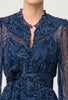 Solana Chiffon Braided Midi Dress - Altamira