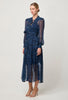 Solana Chiffon Braided Midi Dress - Altamira