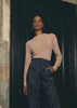 Celia Button Cuff Knit Top - Bourbon