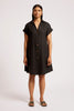 Maris Shirt Dress - Black