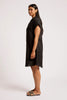 Maris Shirt Dress - Black