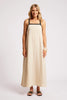 Maris Splice Tank Maxi Dress - Tusk/Black