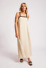 Maris Splice Tank Maxi Dress - Tusk/Black