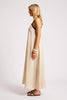 Maris Splice Tank Maxi Dress - Tusk/Black