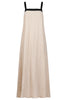 Maris Splice Tank Maxi Dress - Tusk/Black