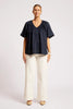 Cove Relaxed Top - Indigo