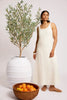 Cove Tank Maxi Dress - White