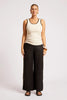 Maris Stitched Tank - Tusk/Black