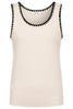 Maris Stitched Tank - Tusk/Black