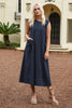 Not Pocket Science Dress - Navy