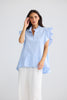 Alva Top - Glacier Stripe