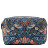 William Morris Strawberry Thief Large Toiletry Bag - Blue