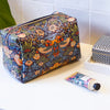 William Morris Strawberry Thief Large Toiletry Bag - Blue