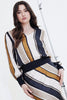 Aria Top - Tobacco Stripe
