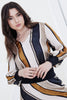 Aria Top - Tobacco Stripe