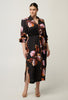Meredith Column Midi Dress - Sunset Orchid