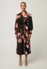 Meredith Column Midi Dress - Sunset Orchid
