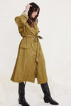 Crushed Trench - Chartreuse