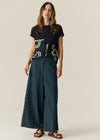 Adel Pant - Green/Ink Stripe