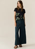Adel Pant - Green/Ink Stripe