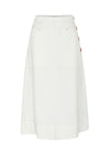 Carsen Denim Skirt - Ecru
