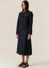 Carsen Denim Skirt - Dark Wash