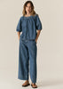 Carsen Full Length Denim Pant - Light Wash