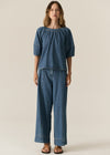 Carsen Full Length Denim Pant - Light Wash