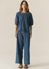 Carsen Full Length Denim Pant - Light Wash