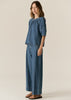 Carsen Full Length Denim Pant - Light Wash