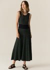 Luca Dress - Ink/Green