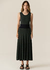 Luca Dress - Ink/Green