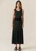 Luca Dress - Ink/Green
