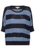 Milton Stripe Knit - Ink/Blue