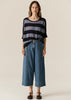 Milton Stripe Knit - Ink/Blue