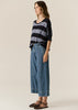 Milton Stripe Knit - Ink/Blue