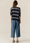 Milton Stripe Knit - Ink/Blue