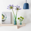 Large Reversible Glass Vase - Green/Blue