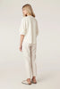Pima Lantern Sleeve Top - Cream
