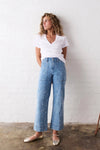 Celeste Pant - Heart 70’s Blue