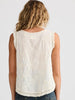 Chantilly Top - Natural Embroidery