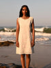 Chantilly Dress - Natural Embroidery