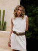 Chantilly Dress - Natural Embroidery