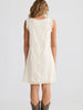 Chantilly Dress - Natural Embroidery
