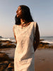 Chantilly Dress - Natural Embroidery