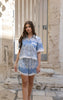 Nivina Lace Trim Shirt- Allure