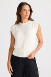 Jordi Knit Tee - Off White